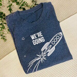 Oversized Graphic Space T-Shirt Tee